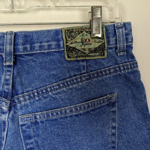 EXP Express vintage denim shorts size‎ 13/14 - Picture 5 of 7